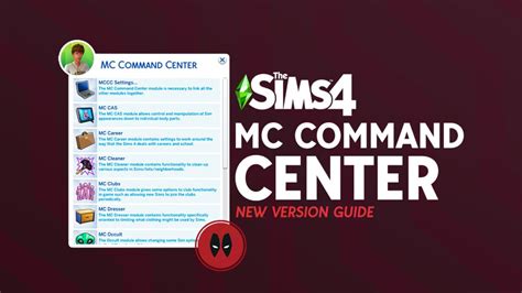 mc command center sims 4|mc command center update 2022.